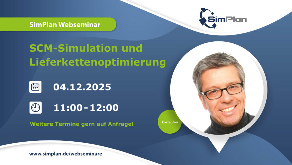 Ankündigung des kostenfreien Webseminars zur SCM-Simulation